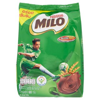 ว๊าว🍟 ไมโล แอคทิฟ-โก เครื่องดื่มช็อกโกแลตมอลต์ 600กรัม Milo Active-Go Chocolate Malt Beverage 600 gm.