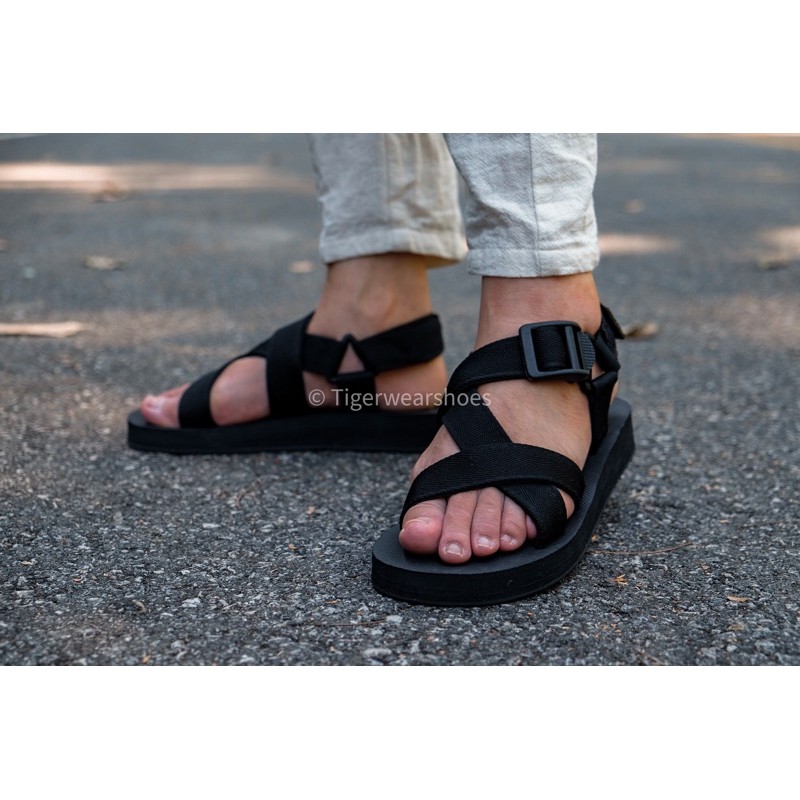 🌟 รองเท้าแตะรัดส้น แบบสายไขว้สไตล์ญี่ปุ่น size36-46 ใส่ได้ทั้งชายและหญิง