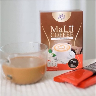 Malii Coffee - มะลิกาแฟ กาแฟมะลิ เพียง 60 cal ต่อซอง ชงได้ทั้งร้อนและเย็น(1กล่อง/5ซอง)