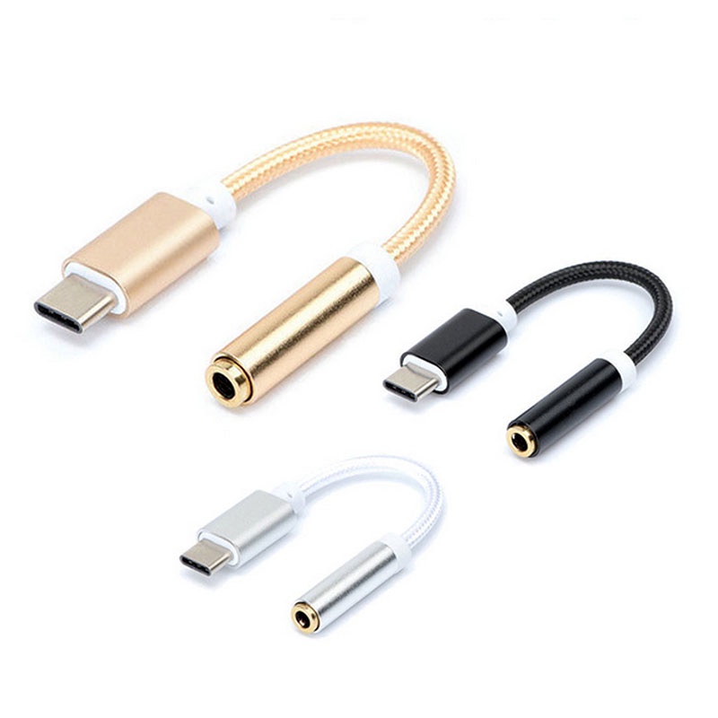 USB Type C ถึง 3.5 มม.แจ็คสายสัญญาณเสียง USB-C Type-C รูปที่ 6