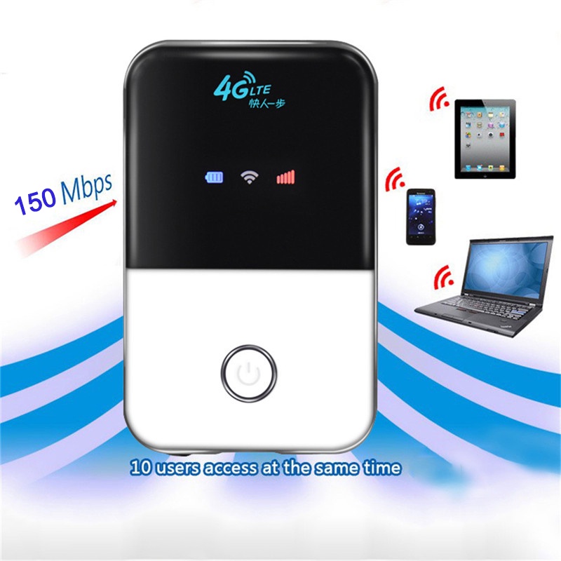 4G Lte Pocket Wifi Router Car Mobile Hotspot Wireless Home Networking