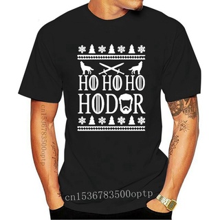 ROUND คอลูกเรือAnjbih84bfcphc56 เสื้อยืดลําลอง ผ้าฝ้าย แขนสั้น พิมพ์ลาย Hodor แนวสตรีท สําหรับผู้ใหญ่-4XL