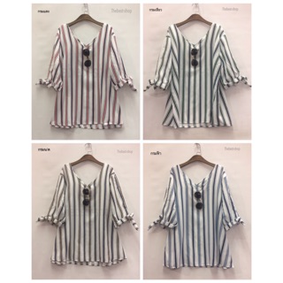 เสื้อคอวี สาวอ้วน