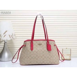 COACH F57842 DRAWSTRING CARRYALL IN SIGNATURE CANVAS