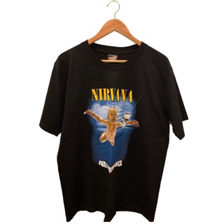 เสื้อยืดคอกลมเสื้อวงNIRVANA ส่งฟรี ผ้ายืด ใส่สบาย แต่งตัวง่ายS-4XL