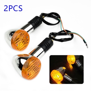 2pcs Motorcycle Turn Signals 12V For Honda Shadow VT 750 1100 VTX 1300 1800 C Motorcycle bike Directional Lights Accesso