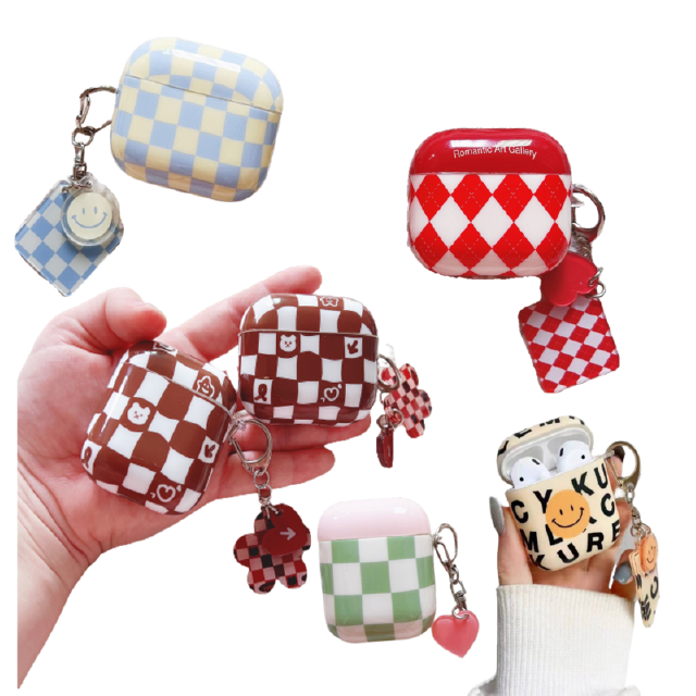 โปรโมชั่น : เคส สำหรับ airpods 12 airpods 3 case เคสairpods2เคสairpods3 Checkerboard Colors เคสแอร์พอดเคสairpods2 เคสแอร์พอด3