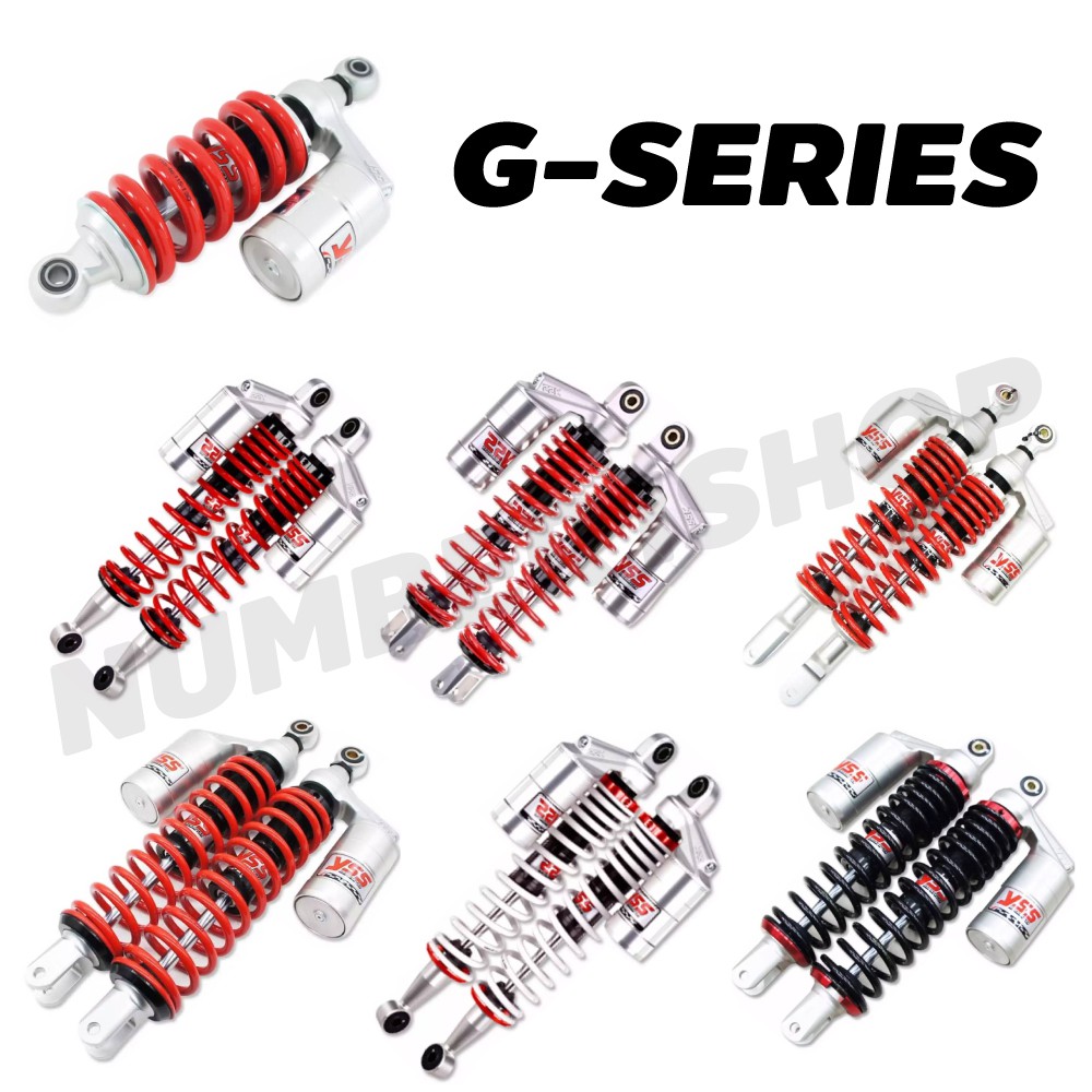 YSS โช๊คหลัง (แก๊ส) G-SERIES สำหรับ มีทุกรุ่น ของแท้จาก YSS