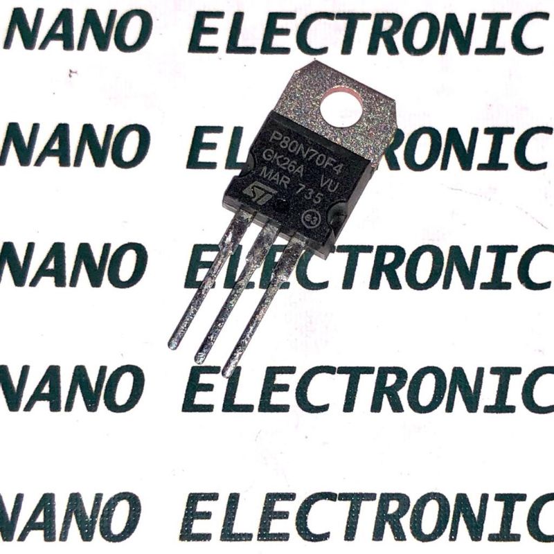 ทรานซิสเตอร์ MOSFET N-Channel P80N70F4 P80N70 80NF70 80N70 STP80N70F4 TO-220