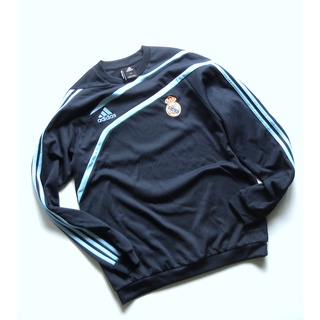 เสื้อกีฬามือสอง Adidas Clima 365 Real Madrid แขนยาว สีน้ำเงิน