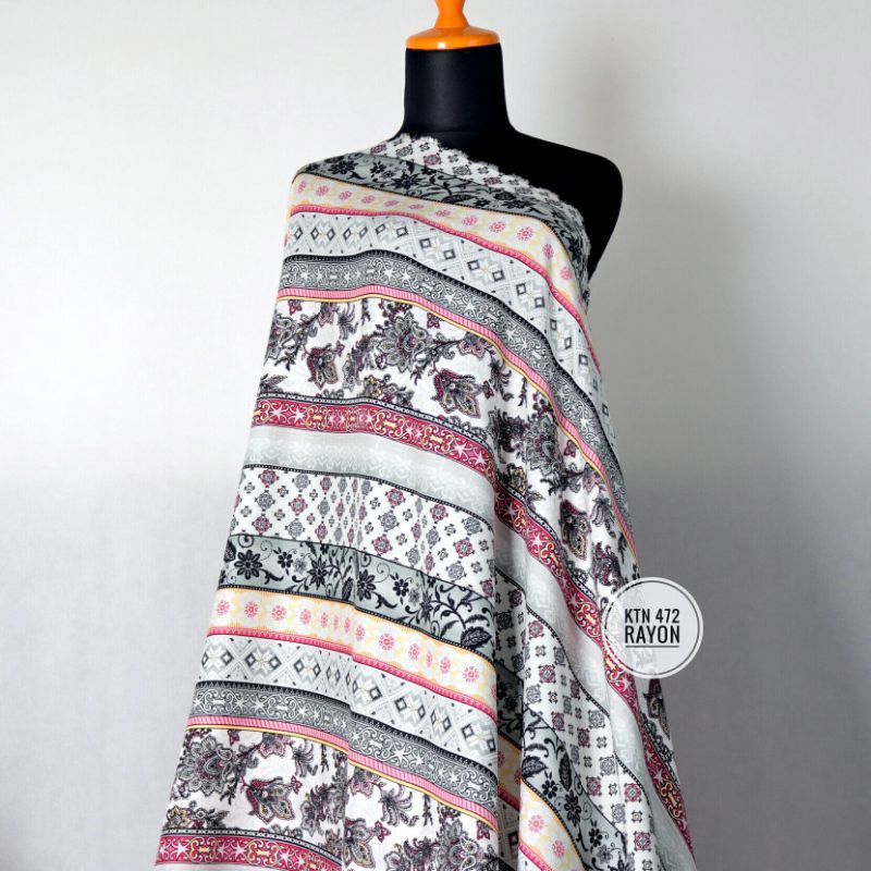 KATUN [KTN 472] ผ้าคอตตอนเรยอน/วิสคอส - หน้ากว้าง 1.50 - ราคาต่อ 0.5m