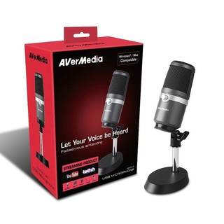 ไมค์USB AVERMEDIA AM310 USB Microphone ไมค์USB ไมค์ร้องเพลง ไมค์ประชุม ไมค์ไลฟ์สด ของแทเรับประกัน 2 ปี