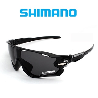 แว่นตากันแดด Shimano เหมาะกับการขี่จักรยาน เล่นกีฬากลางแจ้ง เดินป่า ตกปลา สําหรับผู้ชาย