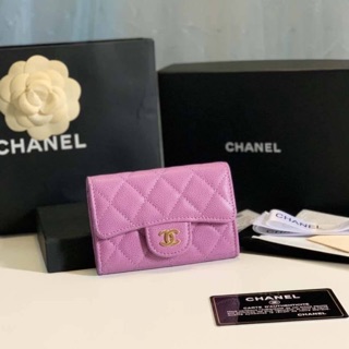 กระเป๋าสตางค์ Chanel mini wallet เกรด ori อุปกรณ์ครบ