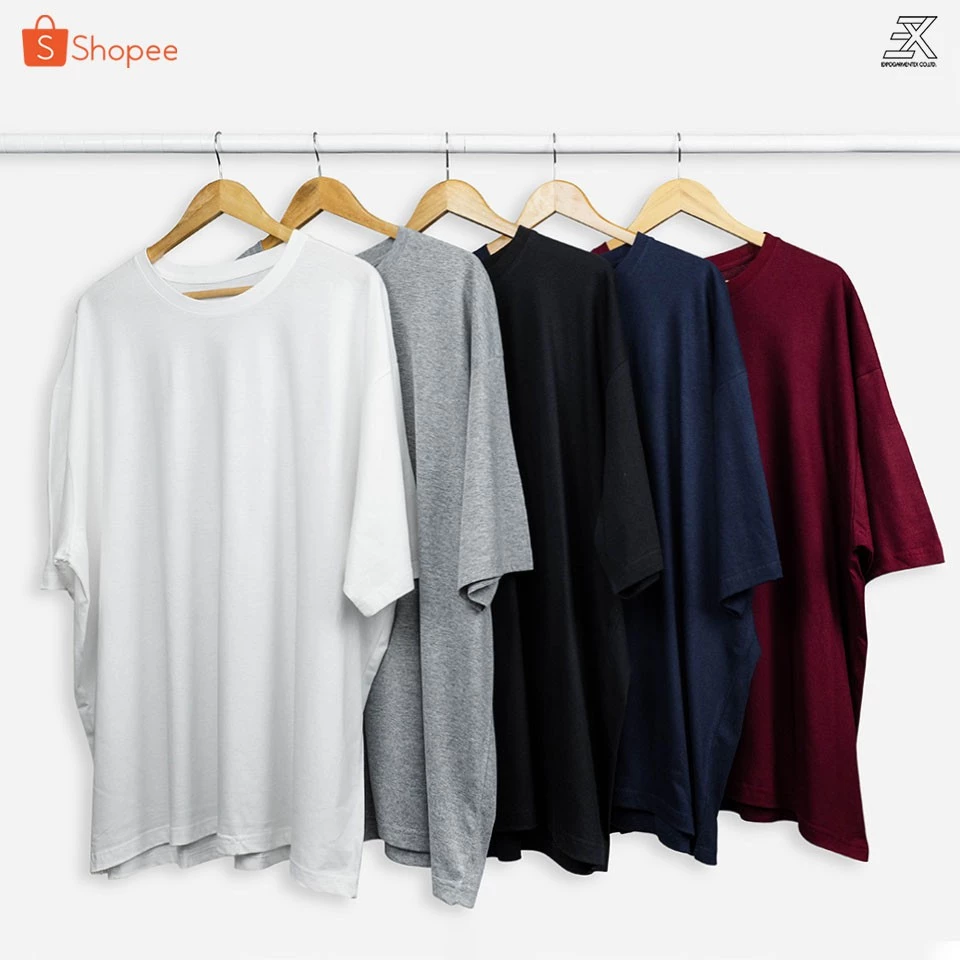 Expogarment เสื้อยืด (ไซต์ใหญ่) คอกลม คอวี หลากสี คอตตอน100% ไซส์2XL - 6XL