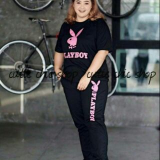 เซทเสื้อแขนสั้นกางเกงขายาว
สกรีน playboy