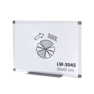 กระดานไวท์บอร์ด กระดานไวท์บอร์ดแม่เหล็ก ขนาด 30x45cm. รุ่น LW-3045  Mountain Whiteboard