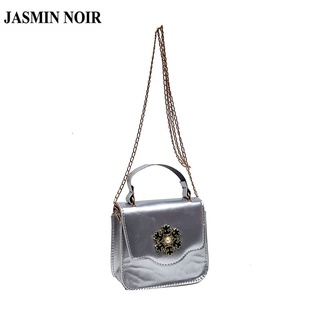 Jasmin NOIR กระเป๋าถือ กระเป๋าสะพายไหล่ หนัง PU แฟชั่นสําหรับสตรี