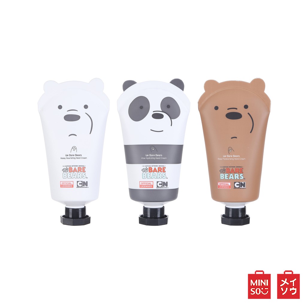 MINISO ครีมทามือบำรุงผิว We Bare Bears รุ่น Limited Edition