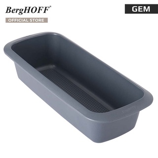 BergHOFF ถาดอบเค้กเหล็กคาร์บอน รุ่น Gem ทนทาน 30 x 11.5 x 7.5   ซม. สีเทา  3990013