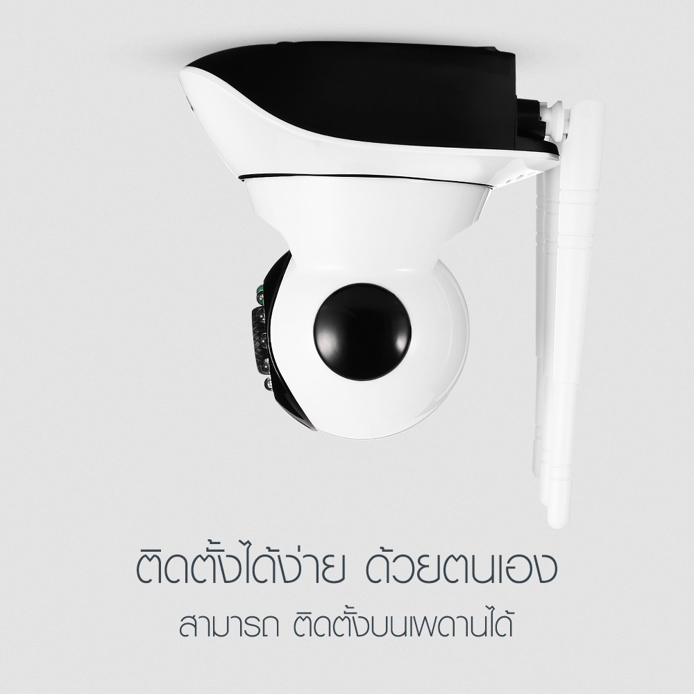 IP Camera กล้องวงจรปิด รุ่น สามเสา 4216AAA HD 960P เชื่อมต่อ Wifi App: แอพใช้งาน YiLoT