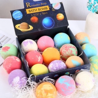 Solar system #bathbomb ( 9 ลูก/ กล่อง) #ของเล่นน้ำ #ของเล่นอ่างอาบน้ำ #บาธบอม