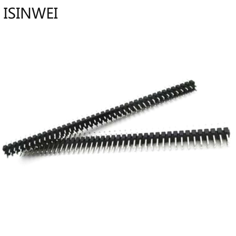 ขาตรง Pin Header 2x40 Pin 2 . 54 มม . 10ชิ้น