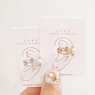 ear cuff ต่างหูหนีบ ต่างหูคล้องหู