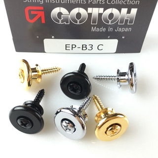 Gotoh ปุ่มสายคล้องคอ หมุด สําหรับกีตาร์ และเบส EP-B3 ผลิตในญี่ปุ่น 1 ชุด