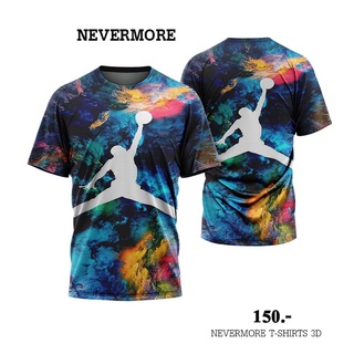 NEVERMORE T-SHIRT 3D  ใส่ได้ทั้งชายและหญิง