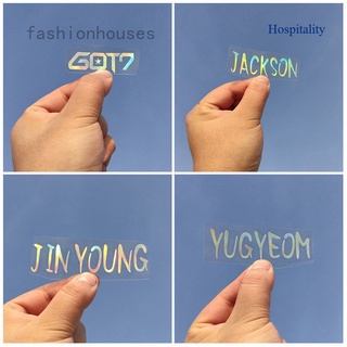 Hospitality Kpop Got7 สติ๊กเกอร์เลเซอร์สําหรับติดตกแต่งโทรศัพท์มือถือแล็ปท็อป Jb Jackson