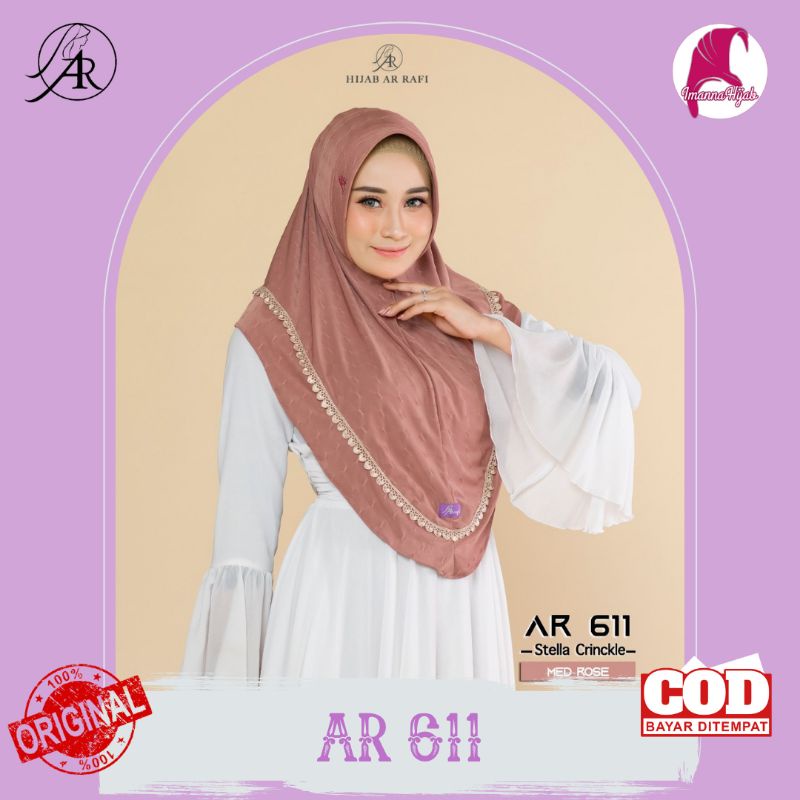 ฮิญาบของอาราฟี่ ✓ ฮิญาบสําเร็จรูปใหม่ล่าสุด // Instant Bergo Hijab AR 611 ORI by AR RAFI