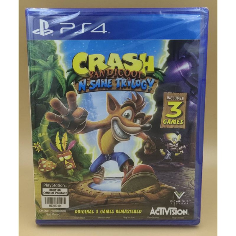 (มือ1) Ps4 : Crash Bandicoot โซน3