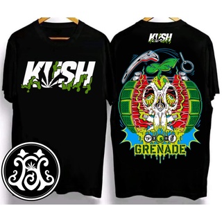 ผ้าฝ้าย 100%เสื้อยืด kush เสื้อยืดสุดเท่ Crew neck T-shirt. Oversized T-shirt เสื้อยืดผ้าคอตตอน V.15S-3XL