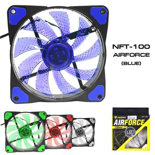 พัดลมเคส NUBWO AIRFORCE NFT100 LED PC FAN