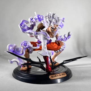 โมเดลฟิกเกอร์ Pvc รูปปั้นอนิเมะ One Piece Nika Luffy Gear 5 Joy Boy ขนาด 20 ซม. ของเล่นสําหรับเด็ก