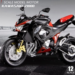 ■❦1:12 Kawasaki Z1000 Simulation Alloy Motorcycle Models Kids Toys motorbike Collectibles Decorative Crafts Gift