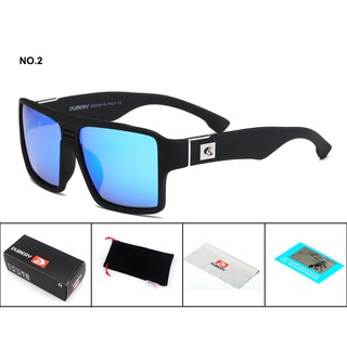 DUBERY สแควร์กระจกแว่นกันแดด Polarized ผู้ชายเสื้อผ้าแบรนด์หรูวินเทจ