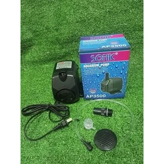ปั๊มน้ำพุ ปั๊มตู้ปลา Sonic AP-3500 ปั๊มน้ำคุณภาพยอดนิยม (ราคาถูก) AP3500 จัดส่งทุกวัน