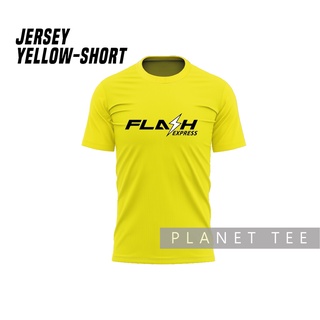 เสื้อยืด ผ้าไมโครไฟเบอร์ ลาย Rider Flash Express Rider Jersey