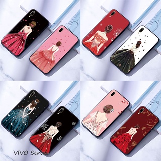 Vivo V5 V5S V7 V7 Plus + V9 V11 Pro V11i เคสมือถือแบบซิลิโคน สำหรับ สาวกลับดู