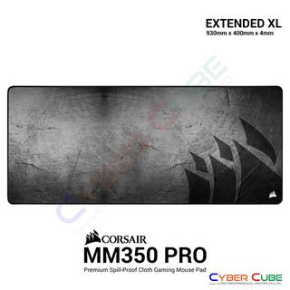 CORSAIR MM350 PRO Premium Spill-Proof Cloth Gaming Mouse Pad - Extended XL แผ่นรองเมาส์ เม้าส์แพด (ของแท้ศูนย์ Ascenti)