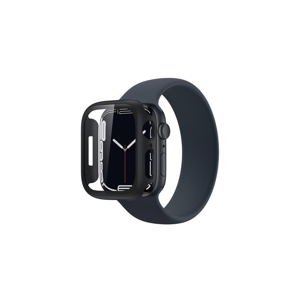 เคส Apple Watch : AMAZINGthing Casing for Apple Watch 41MM (Series7) Marsix Case Black iStudio By UFicon