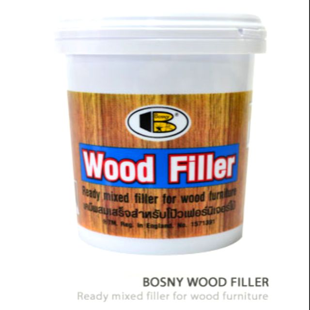 สีโป๊วไม้ Wood Filler บอสนี่ เคมีโป๊ว