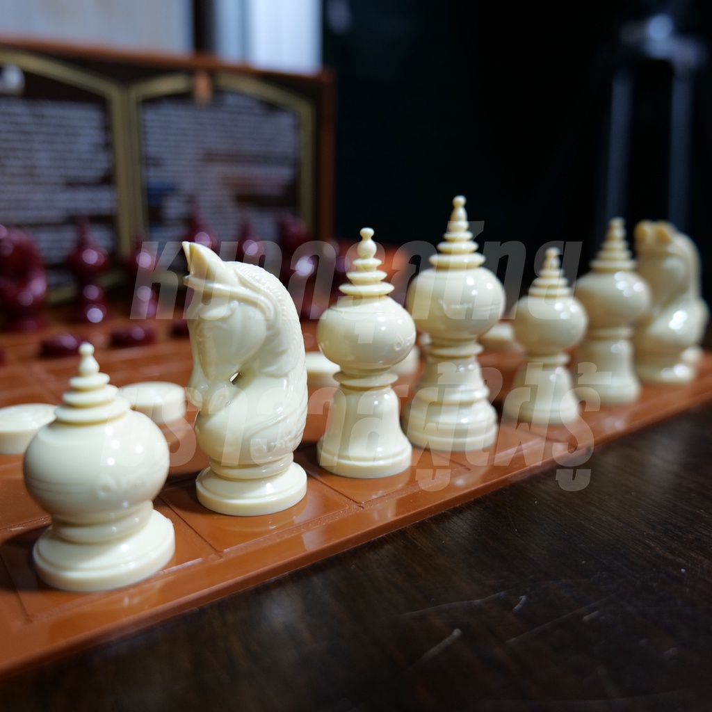 [ฆราวาสผู้ใฝ่รู้] ชุดหมากรุกไทยพรีเมี่ยม ปตท Thai Chess PTT ของแท้100% - รูปที่ 5