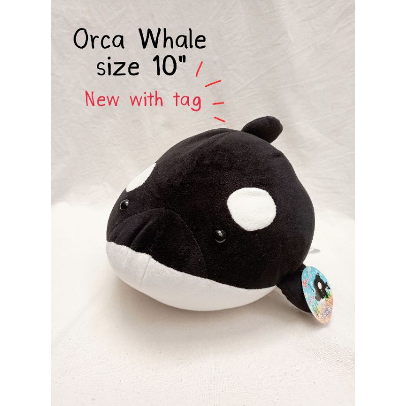 ตุ๊กตาปลา🐳 วาฬเพชฌฆาต  วาฬออก้า🤍 orca whale 🖤วาฬออร์กา จาก🎌