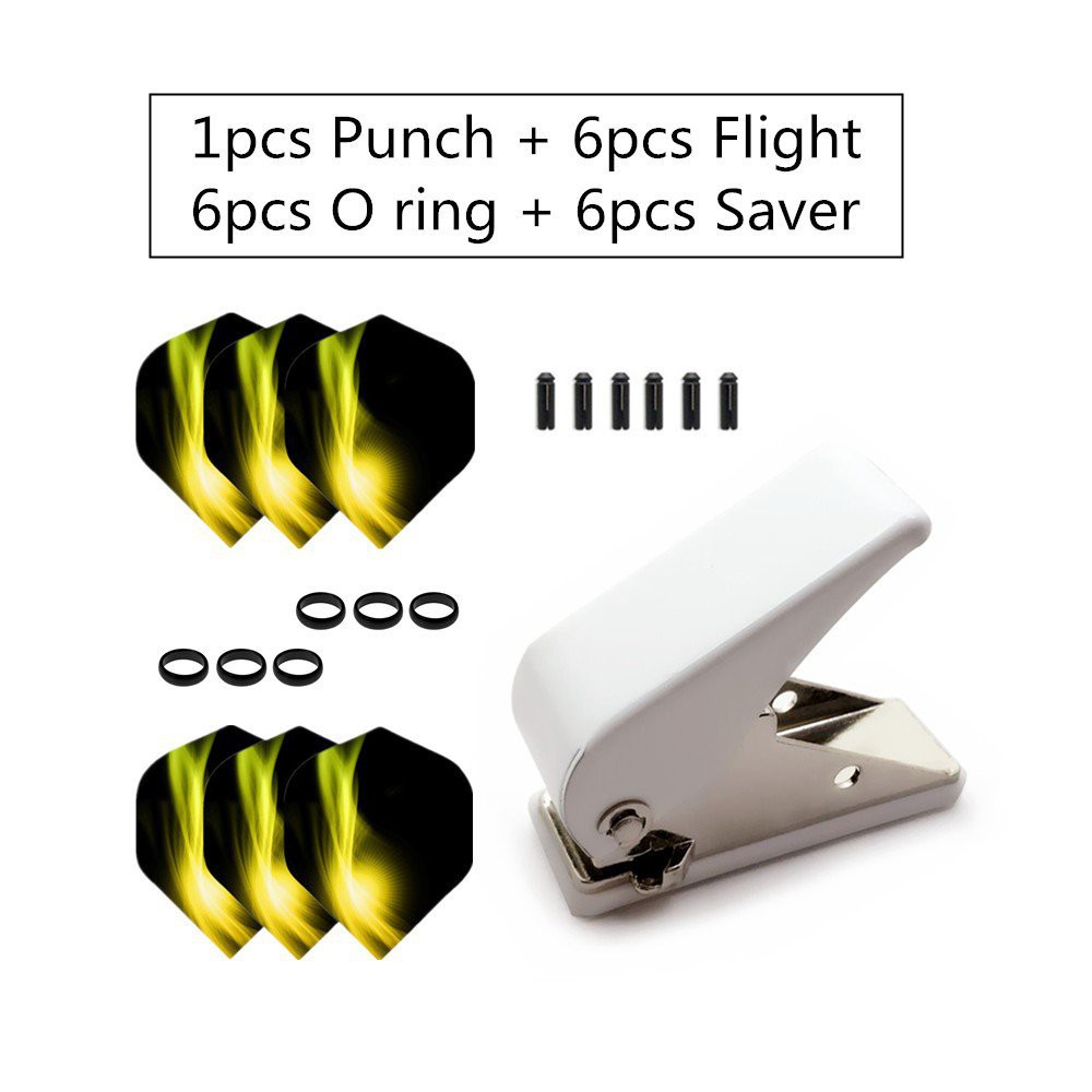 zm5g （Koodee）Professional Dart flight Punch with O Rings / Flights