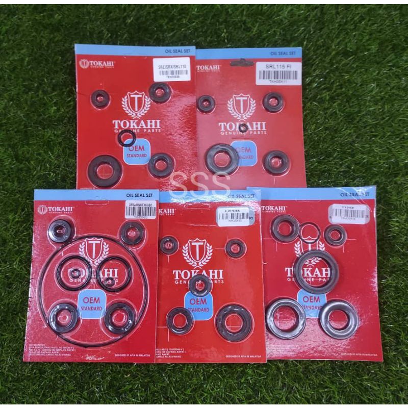 ซีลน้ํามันยาง GETAH KIT ENGINE EX5 DREAM GBO WAVE125 DASH YAMAHA 125ZR LC135 SRL LAGENDA Lc body 110