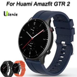 สายนาฬิกาข้อมือซิลิโคน 22 มม . สําหรับ Huami Amazfit Gtr2 Stratos 3 2