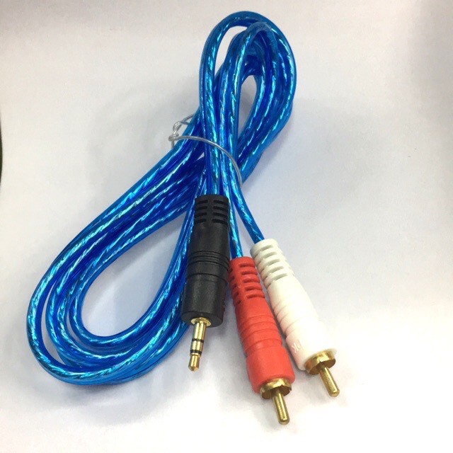 สายRCA Cable 1.5M 3.5mm(M)to RCA(M)2หัว สายสัญญาณเสียง ต่อหูฟัง/ลำโพง สายยาว1.5เมตร